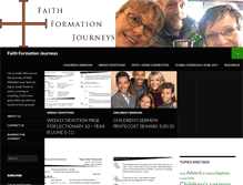 Tablet Screenshot of faithformationjourneys.org